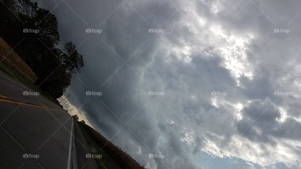 Storm clouds