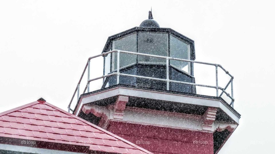 Raining on Lighthouse