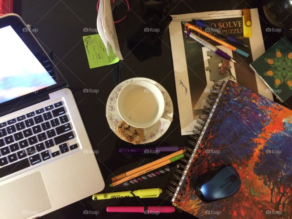 Creative people need their mess untouched!