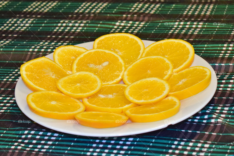 Orange slices