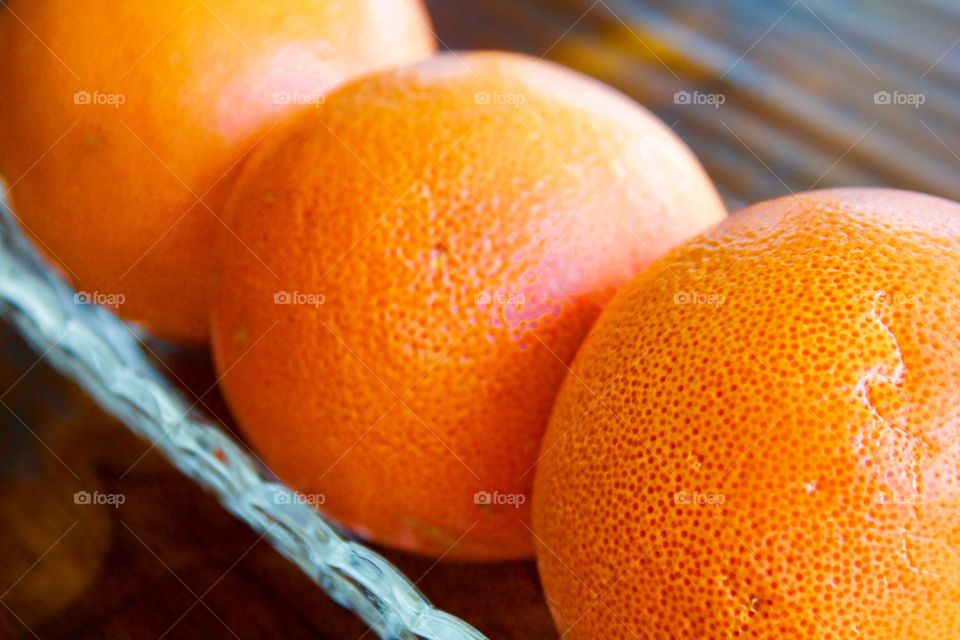 Close-up of grapefruits