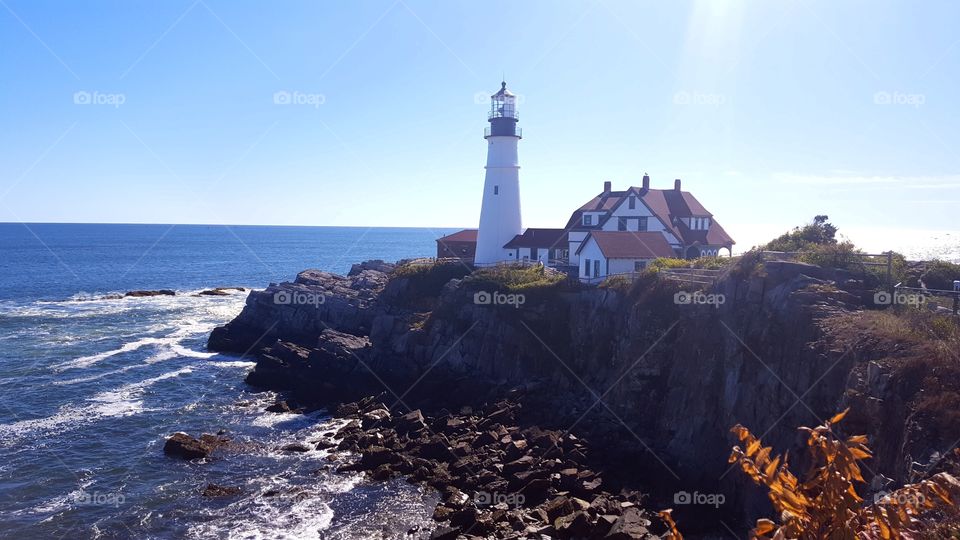 lighthouse in Maine