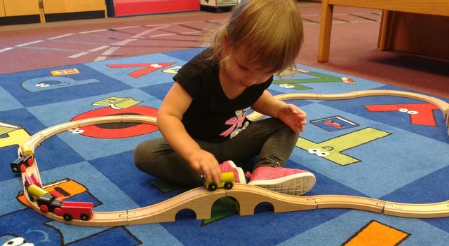 train girl