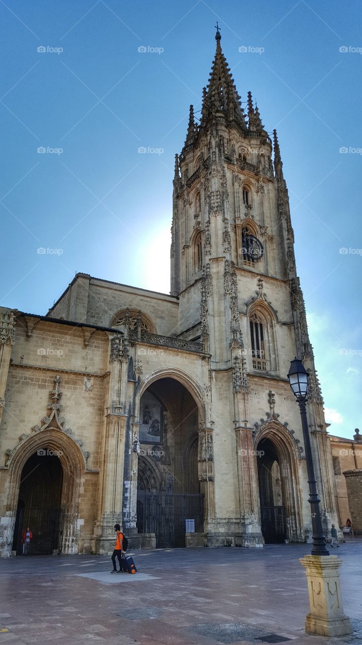 Oviedo cathedral. Asturias, Spain.