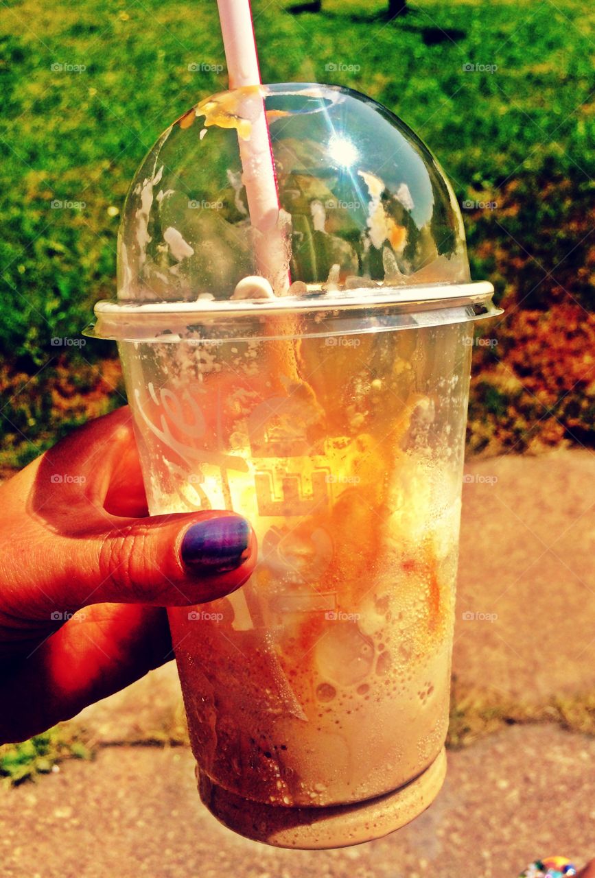 Frappe in the sun