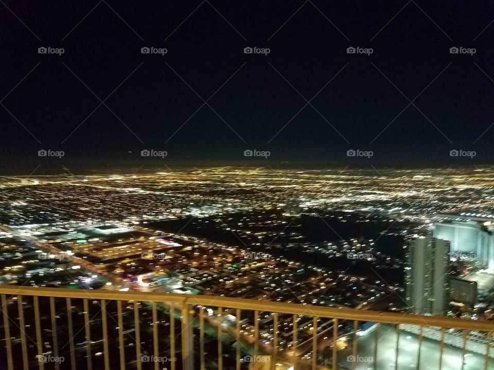 View from the stratosphere in Las Vegas, Nv. Viva La Vegas
