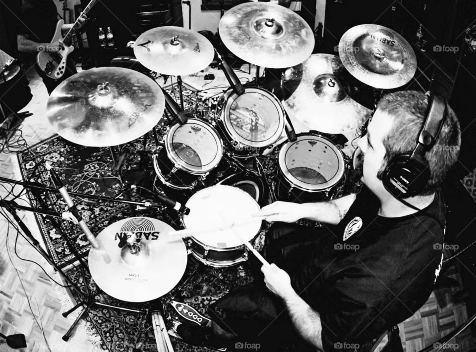 Drummers Dream. Drummer in Studio Seattle