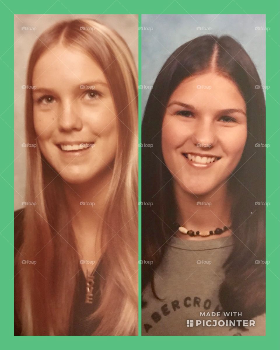 Like mother, like daughter.  1974.  1998