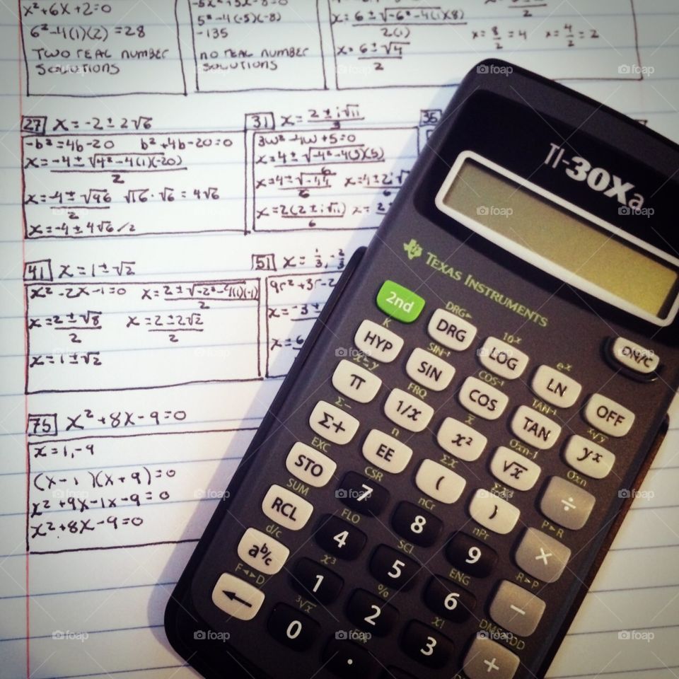Calculator and maths