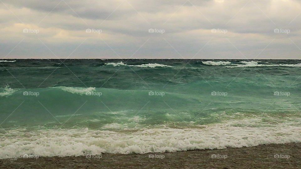 High waves on Great Lake