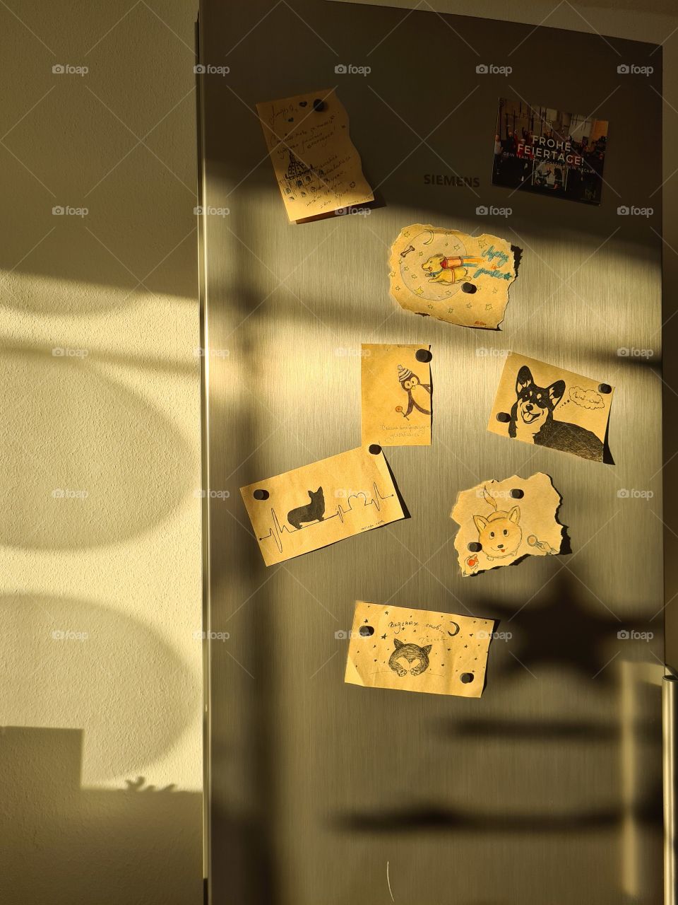 Drawings in the sunlight