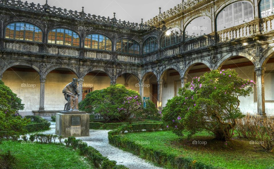 Colegio de Fonseca, house of the University of Santiago' s General Library.