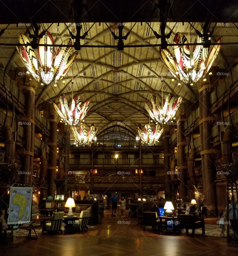 Lobby Disney's Animal Kingdom Lodge