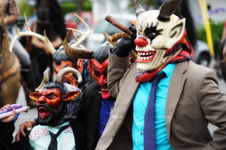 Men In Devil Masks