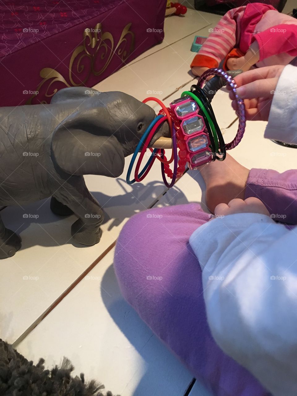 A 2.5 year olds imagination! 