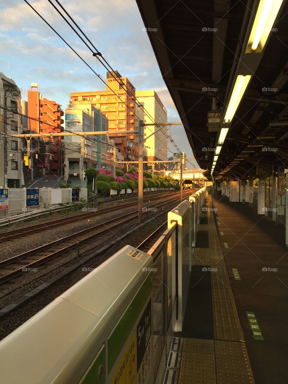 Morning at Komagome Sta., Tokyo