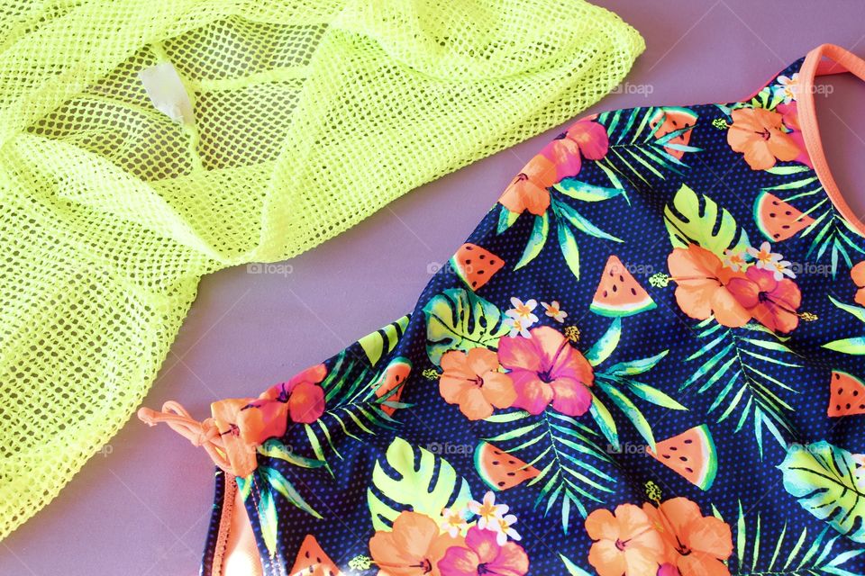 Colorful summer clothes