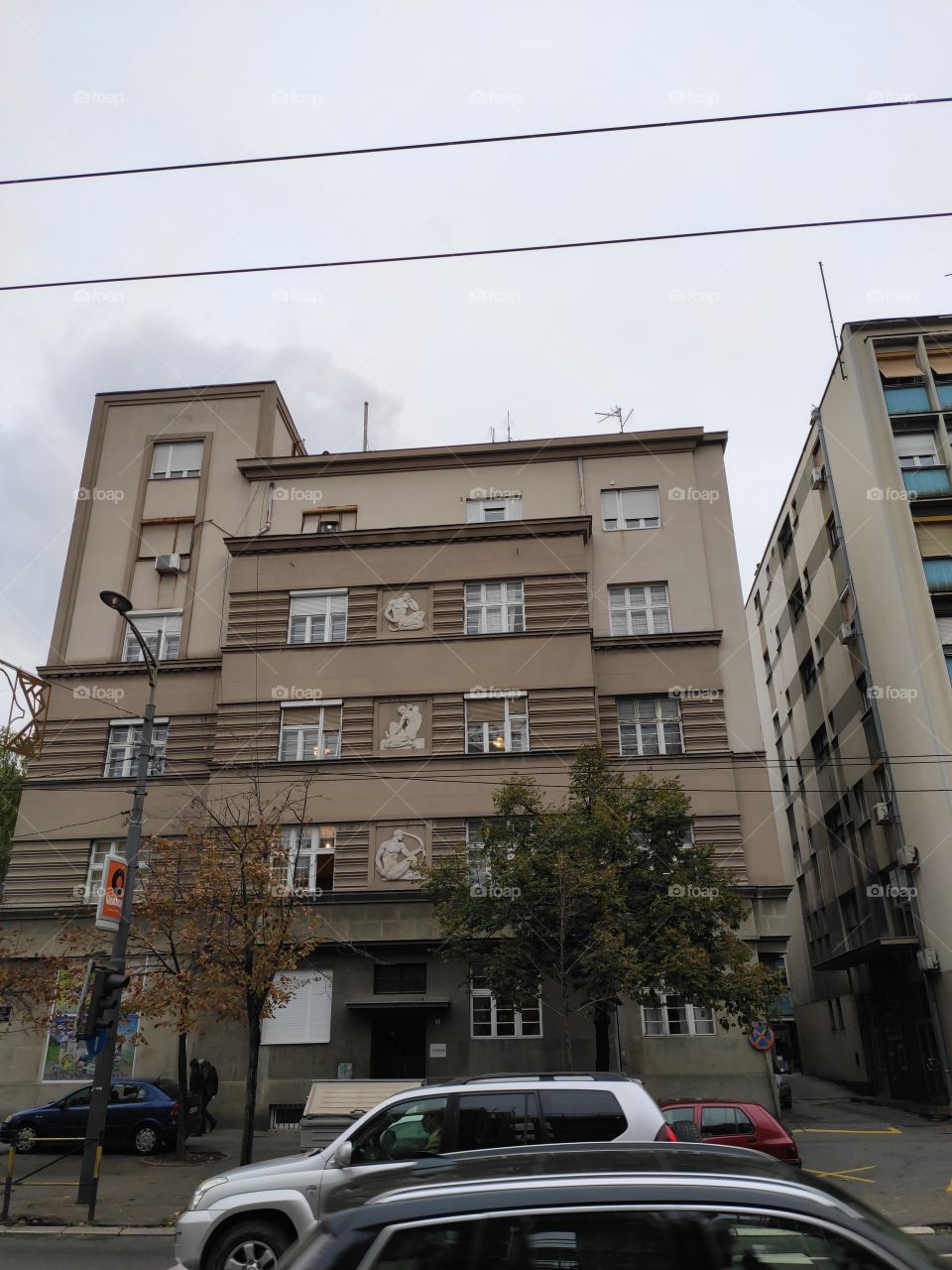 House Facade in Belgrade Serbia