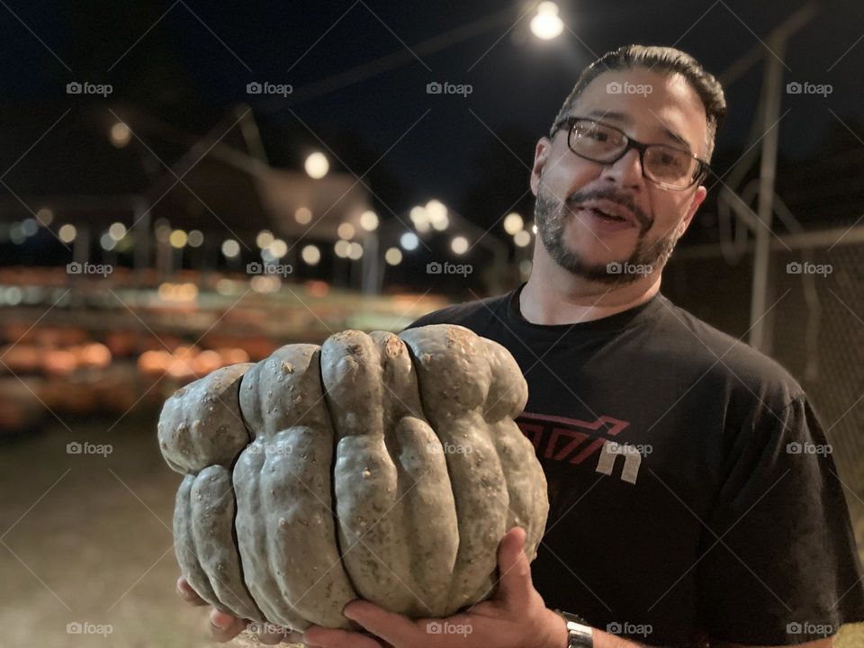 Husband with gourd