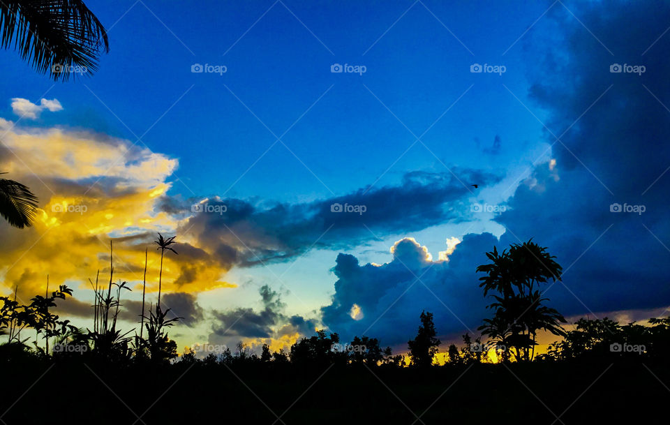 Sunset in Hawaii