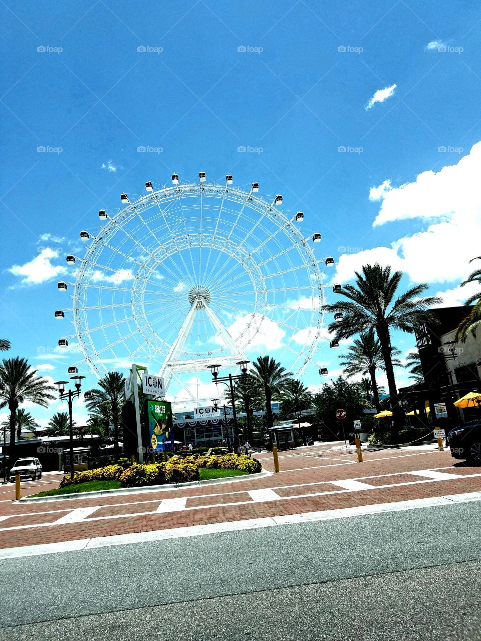 360° ferris wheel of Orlando Fl resort area