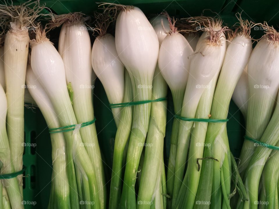 Elevated view of fresh vegetable