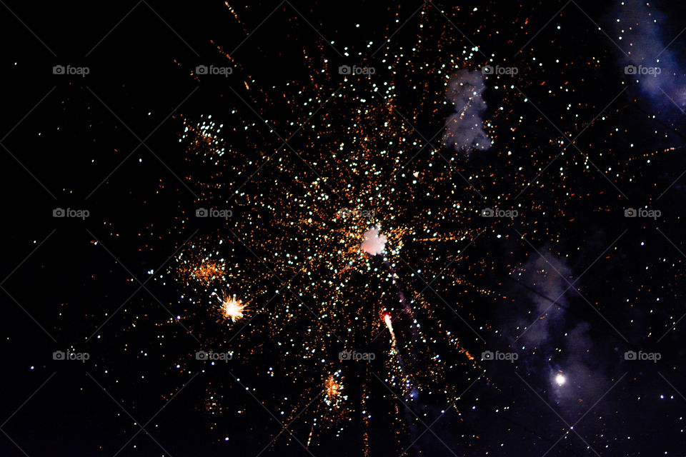 fireworks in the sky