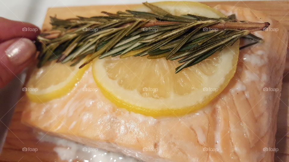 Rosemary and lemon