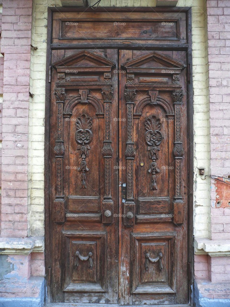 old wooden doors