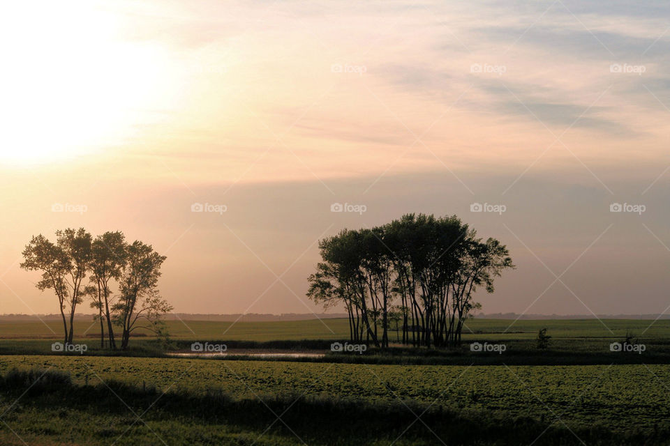 Dusk Over the Dakota's