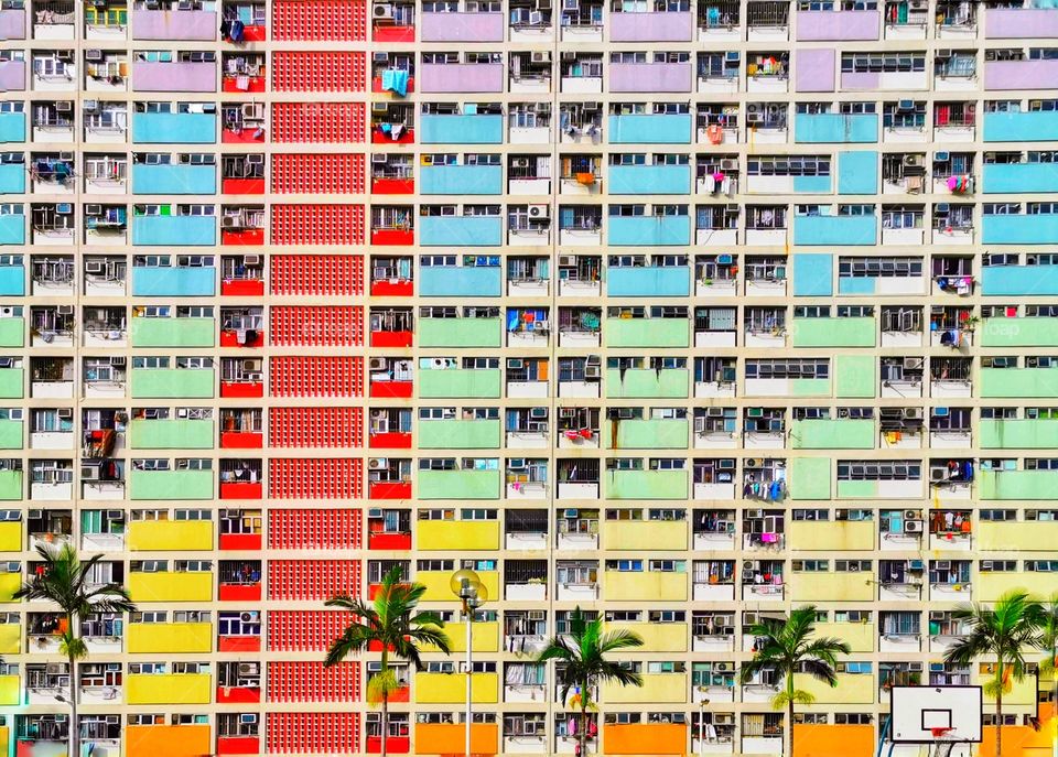 Color pop building