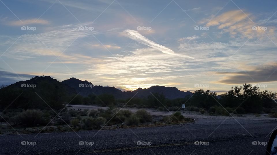 Spaceship In The Clouds