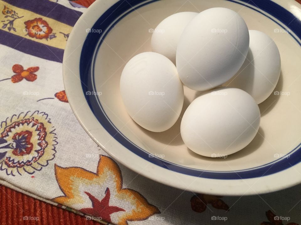Eggs in a bowl