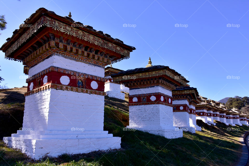 chortens of Bhutan