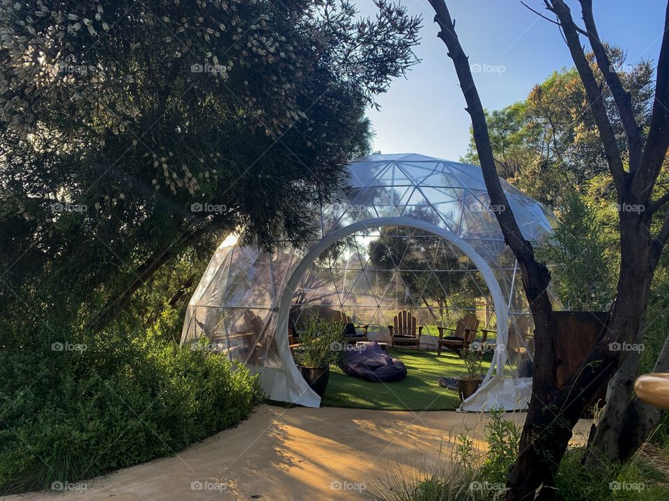 Cozy igloo at Peninsula hot springs 