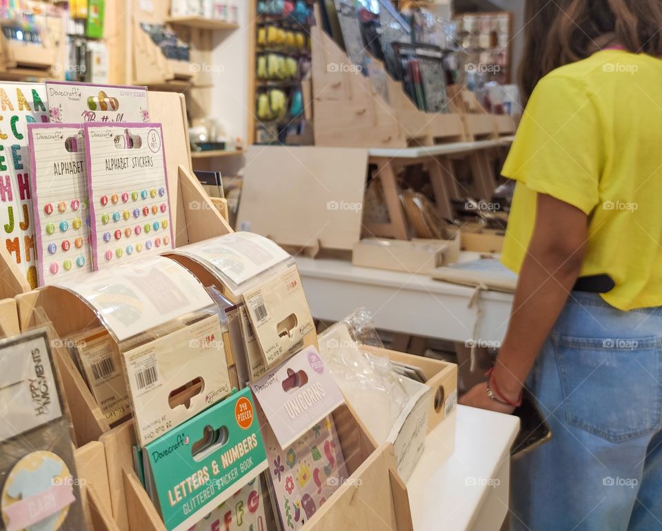 School preparation in a store