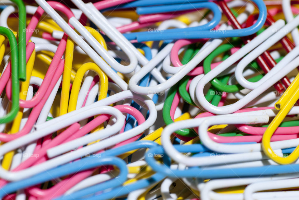 image of paper clips.