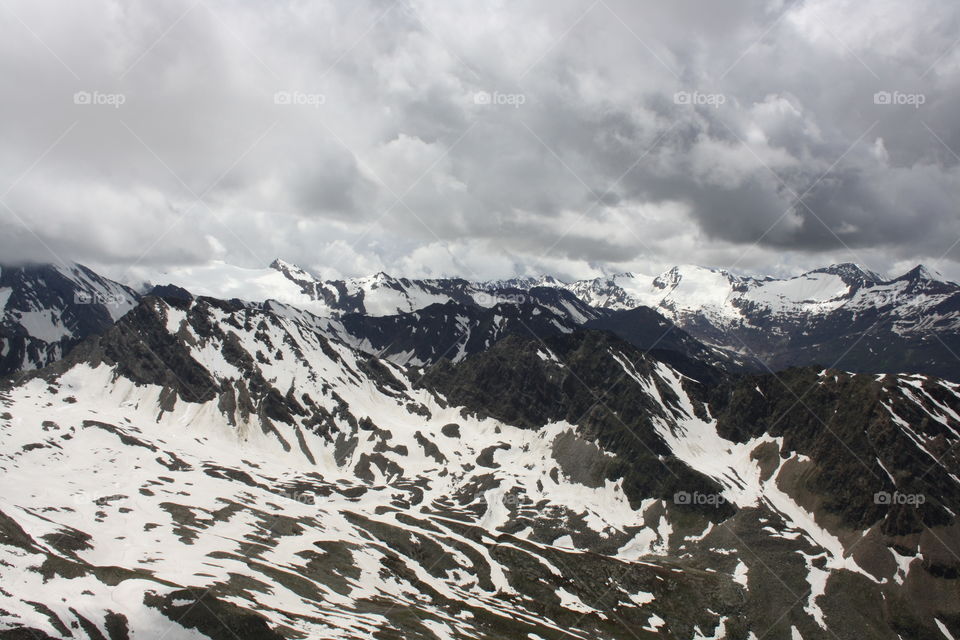 Winter mountain landscapes