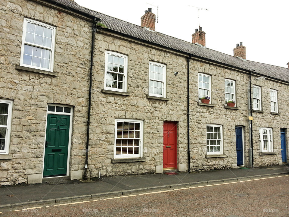 Houses with Coloured doors
