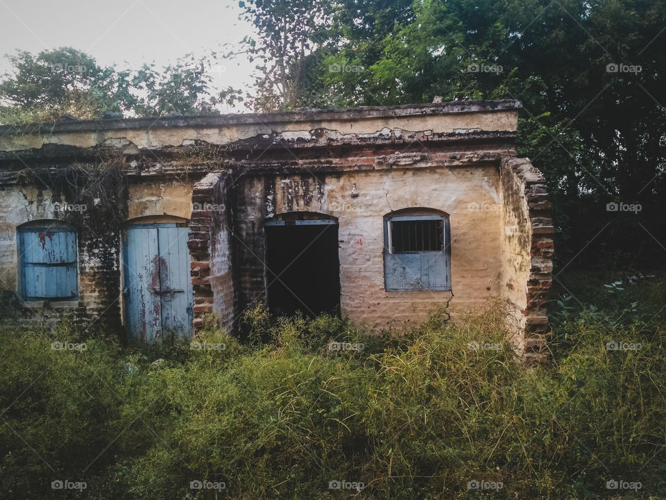 An Abandoned House at my countryside / Ruins House / Vintage