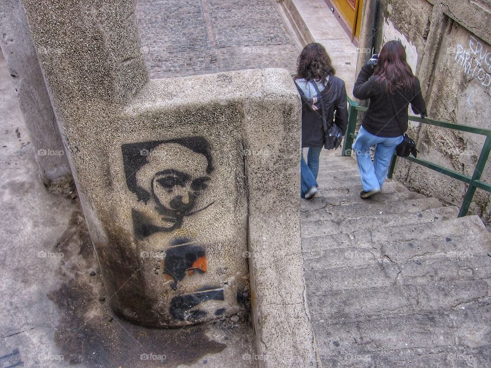 Street Art. Dali Grafitti 