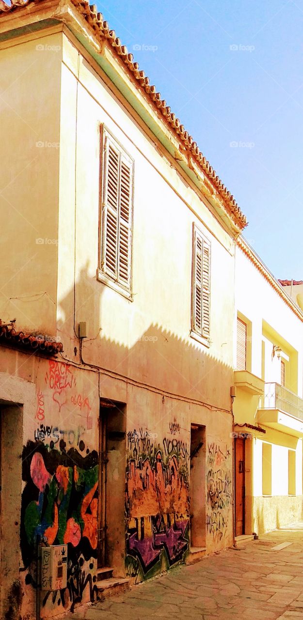 Athens plaka old town