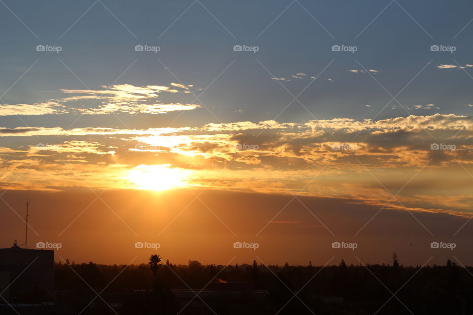 Sunset, Dawn, No Person, Sun, Landscape