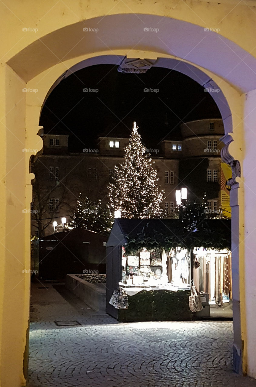 old tradition - beautiful christmas market