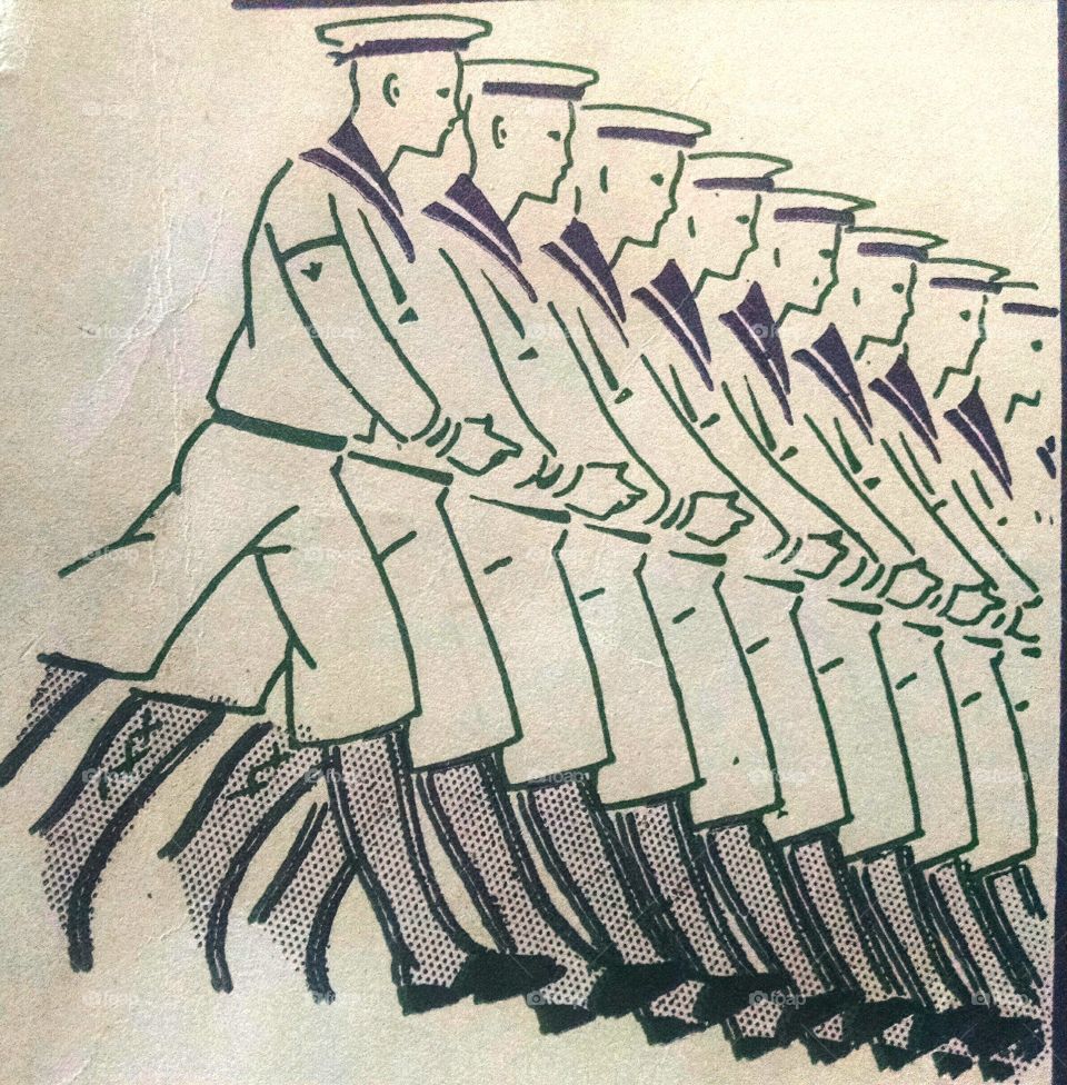 A March For Sailors print