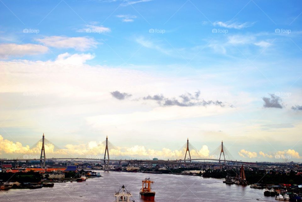 Bridge cross the river