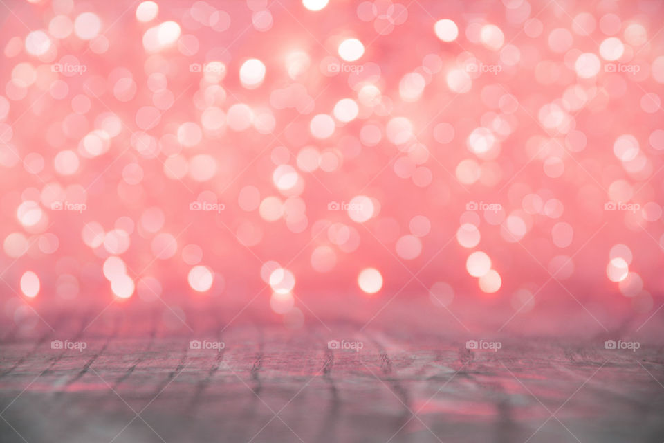 red bokeh background