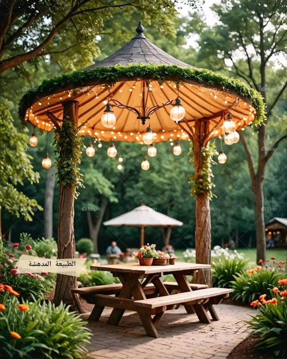 Glory be to God, the magnificent and picturesque view and the natural green trees are a view that is nothing more wonderful than it