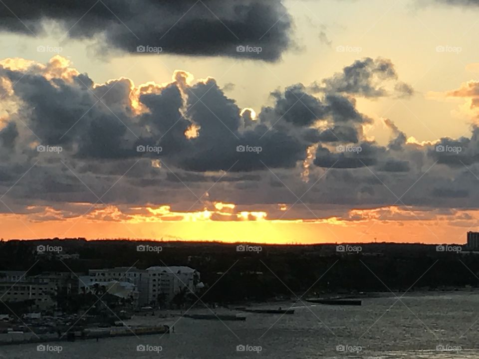 Sunset Nassau, Bahamas 
