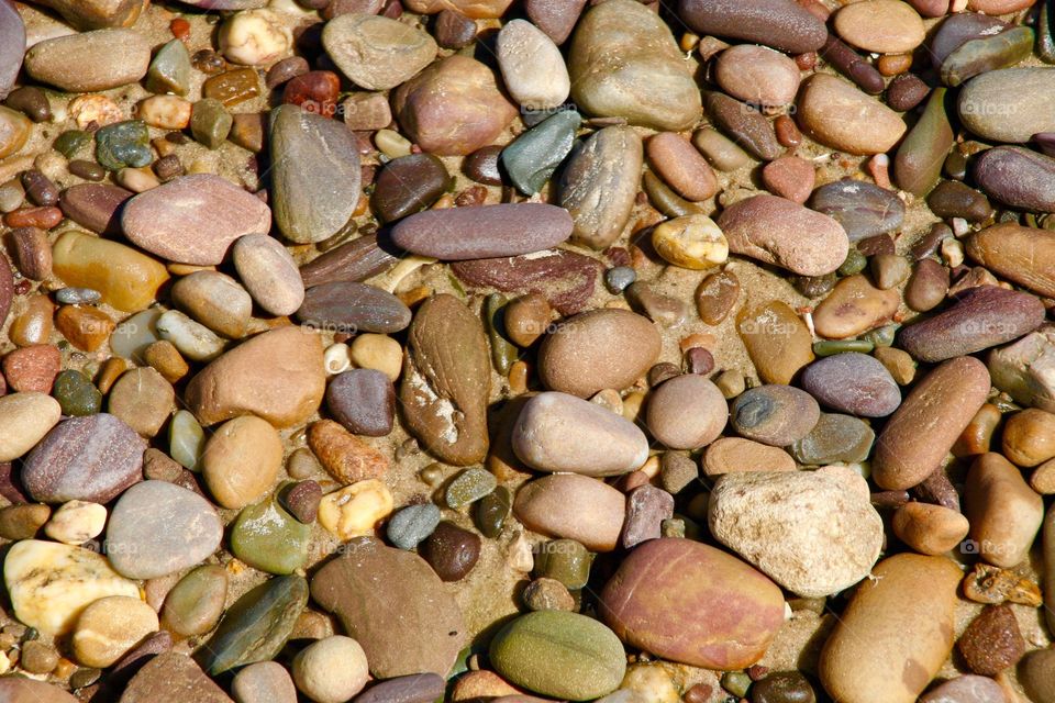 Beach stones